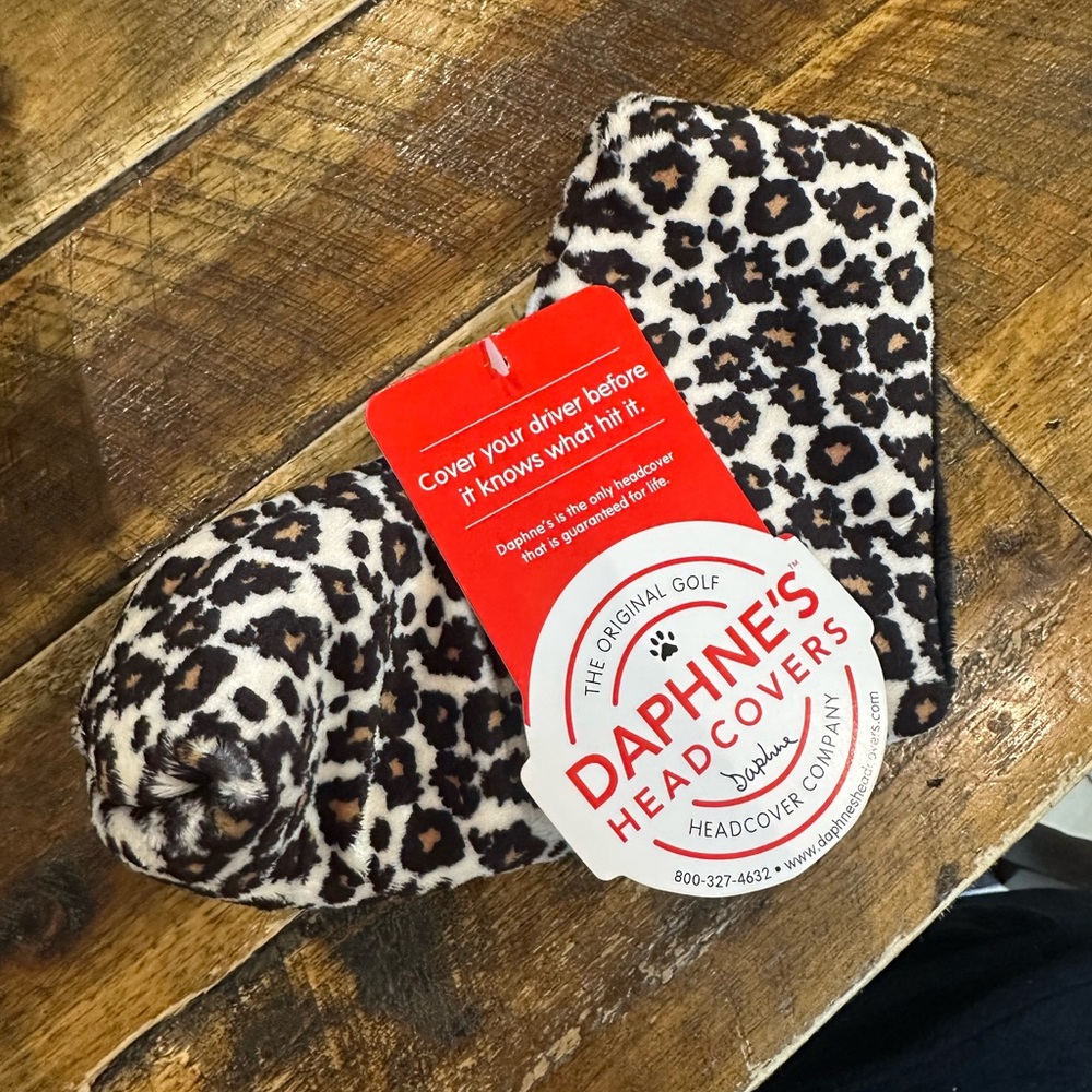 Leopard Print Golf Headcover